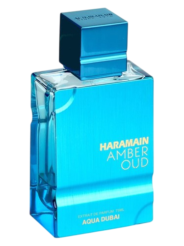 Al Haramain Perfumes Amber Oud Aqua Dubai bottle