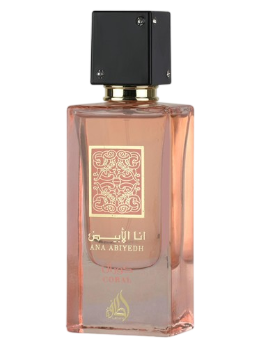 Lattafa Perfumes Ana Abiyedh Coral bottle