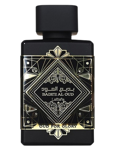 Lattafa Perfumes Bade e Al Oud Oud for Glory bottle